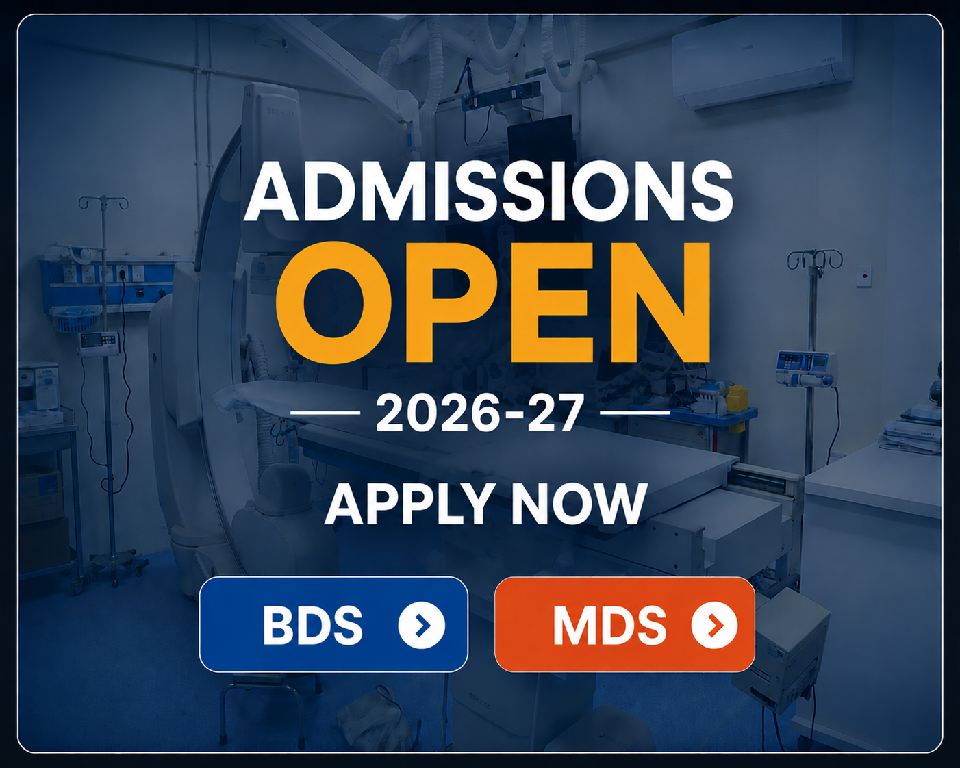 BDS Admission Popup